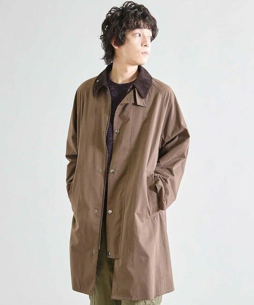 MEN'S BIGI / メンズビギ ステンカラーコート | 2WAY ピーチスキンステンカラーコート | 詳細13