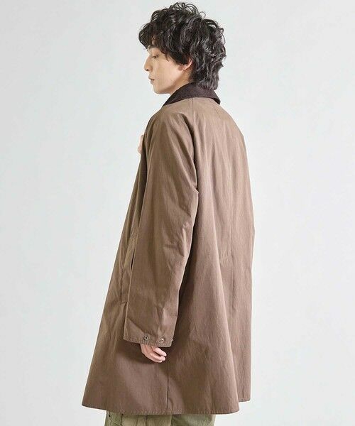 MEN'S BIGI / メンズビギ ステンカラーコート | 2WAY ピーチスキンステンカラーコート | 詳細15