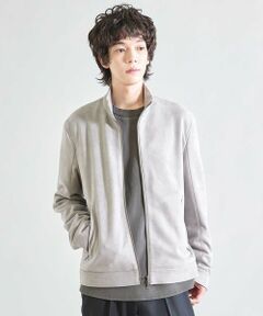 MEN'S BIGI / メンズビギ ブルゾン | ビーガンスウェード ジップブルゾン