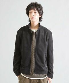 MEN'S BIGI / メンズビギ ブルゾン | ビーガンスウェード ジップブルゾン