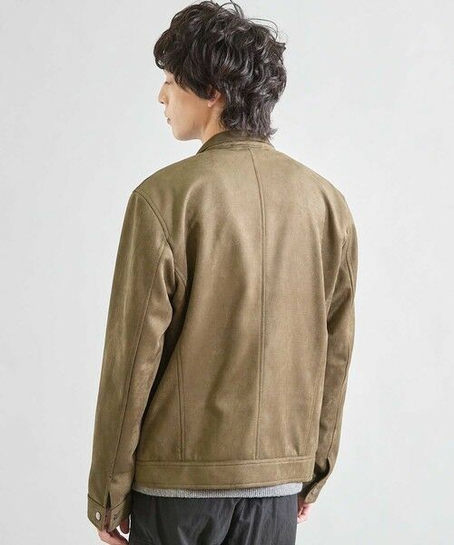 MEN'S BIGI / メンズビギ ブルゾン | ビーガンスウェード ジップブルゾン | 詳細3