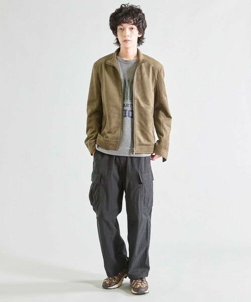 MEN'S BIGI / メンズビギ ブルゾン | ビーガンスウェード ジップブルゾン | 詳細6