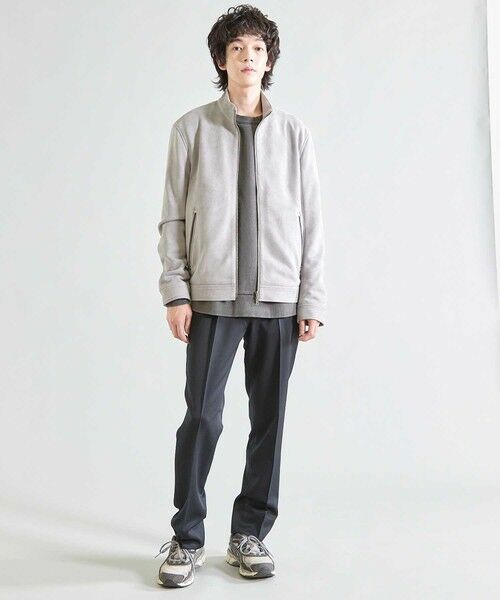 MEN'S BIGI / メンズビギ ブルゾン | ビーガンスウェード ジップブルゾン | 詳細11