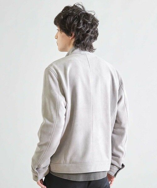 MEN'S BIGI / メンズビギ ブルゾン | ビーガンスウェード ジップブルゾン | 詳細9
