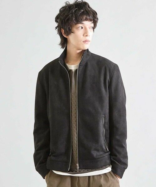 MEN'S BIGI / メンズビギ ブルゾン | ビーガンスウェード ジップブルゾン | 詳細12