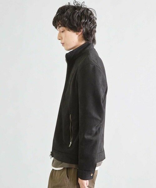 MEN'S BIGI / メンズビギ ブルゾン | ビーガンスウェード ジップブルゾン | 詳細13