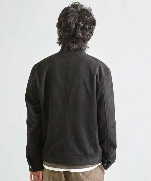 MEN'S BIGI / メンズビギ ブルゾン | ビーガンスウェード ジップブルゾン | 詳細14