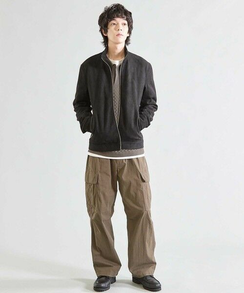 MEN'S BIGI / メンズビギ ブルゾン | ビーガンスウェード ジップブルゾン | 詳細16