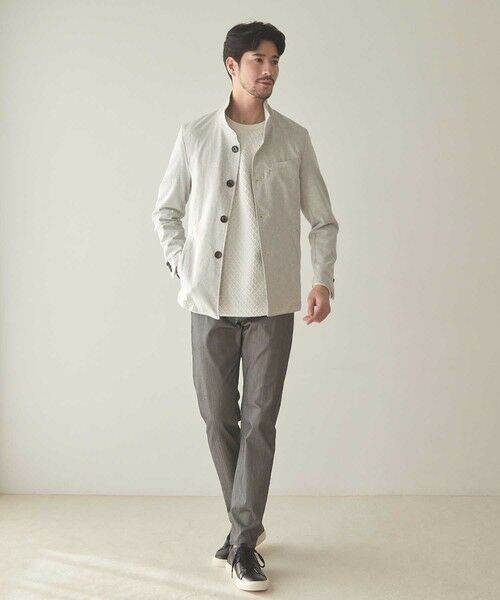 MEN'S BIGI / メンズビギ ブルゾン | スーパーストレッチT/Cツイルスタンドカラーブルゾン | 詳細4