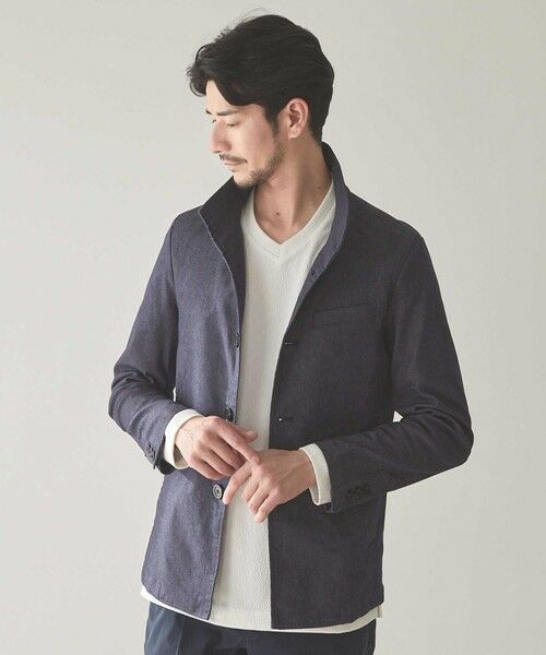 MEN'S BIGI / メンズビギ ブルゾン | スーパーストレッチT/Cツイルスタンドカラーブルゾン | 詳細12