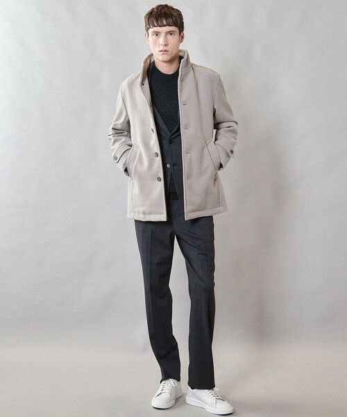 MEN'S BIGI / メンズビギ ブルゾン | フェイクウール スタンドブルゾン | 詳細4