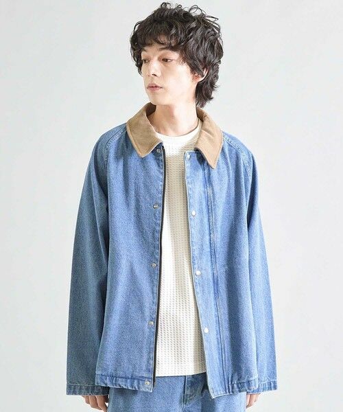 MEN'S BIGI / メンズビギ ブルゾン | BOXY デニムジャケット | 詳細9