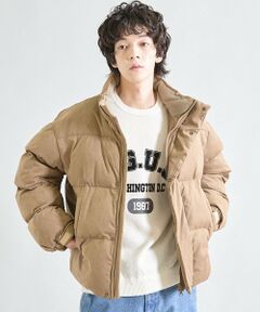 MEN'S BIGI / メンズビギ ブルゾン | ビーガンスウェード中綿ブルゾン