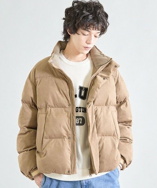 MEN'S BIGI / メンズビギ ブルゾン | ビーガンスウェード中綿ブルゾン | 詳細1