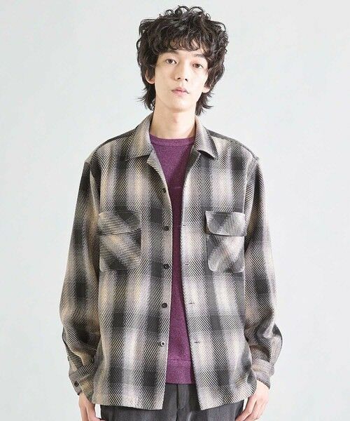 MEN'S BIGI / メンズビギ ブルゾン | チェックボードシャツブルゾン | 詳細1