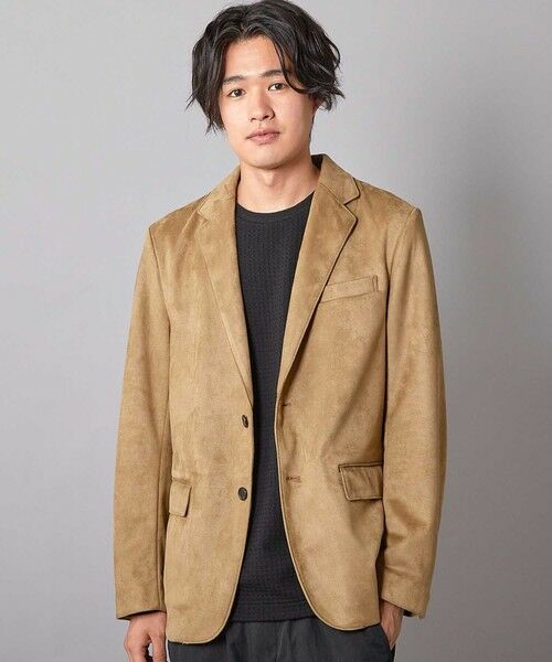 MEN'S BIGI / メンズビギ テーラードジャケット | リラックスフィットフェイクスエードジャケット | 詳細1