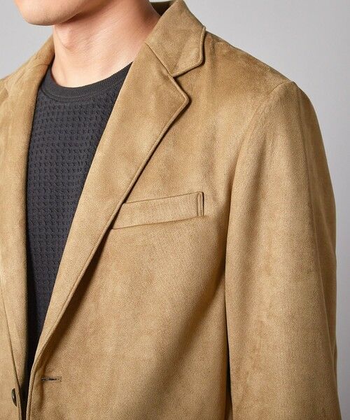 MEN'S BIGI / メンズビギ テーラードジャケット | リラックスフィットフェイクスエードジャケット | 詳細4