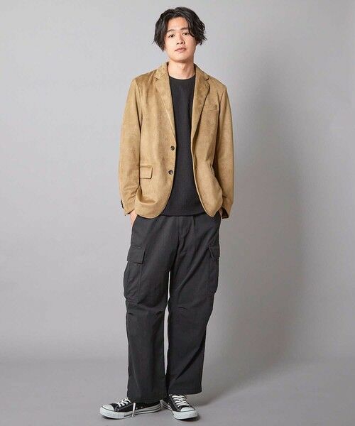 MEN'S BIGI / メンズビギ テーラードジャケット | リラックスフィットフェイクスエードジャケット | 詳細5
