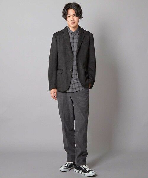 MEN'S BIGI / メンズビギ テーラードジャケット | リラックスフィットフェイクスエードジャケット | 詳細10