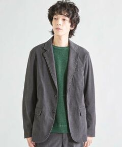 MEN'S BIGI / メンズビギ テーラードジャケット | ヘリンボーンコーデュロイジャケット