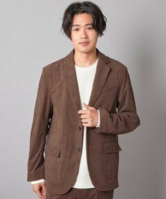 MEN'S BIGI / メンズビギ テーラードジャケット | ヘリンボーンコーデュロイジャケット