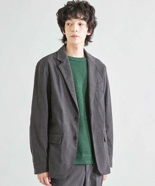 MEN'S BIGI / メンズビギ テーラードジャケット | ヘリンボーンコーデュロイジャケット | 詳細2