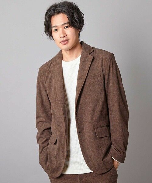MEN'S BIGI / メンズビギ テーラードジャケット | ヘリンボーンコーデュロイジャケット | 詳細10