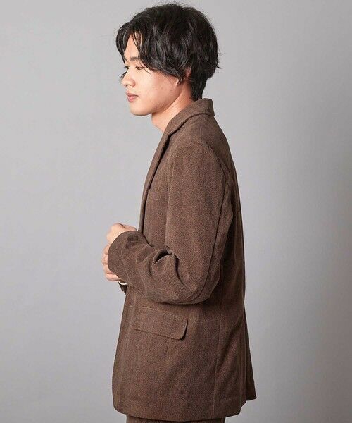 MEN'S BIGI / メンズビギ テーラードジャケット | ヘリンボーンコーデュロイジャケット | 詳細11