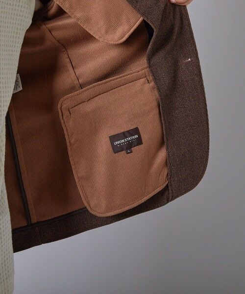 MEN'S BIGI / メンズビギ テーラードジャケット | ヘリンボーンコーデュロイジャケット | 詳細15