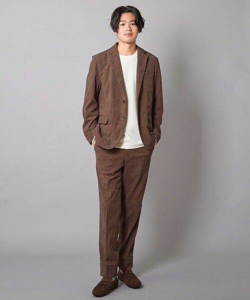 MEN'S BIGI / メンズビギ テーラードジャケット | ヘリンボーンコーデュロイジャケット | 詳細16