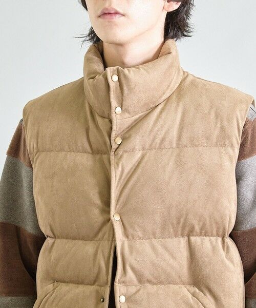 MEN'S BIGI / メンズビギ ダウンジャケット・ベスト | フェイクスウェード 中綿ベスト | 詳細4
