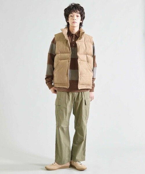 MEN'S BIGI / メンズビギ ダウンジャケット・ベスト | フェイクスウェード 中綿ベスト | 詳細6
