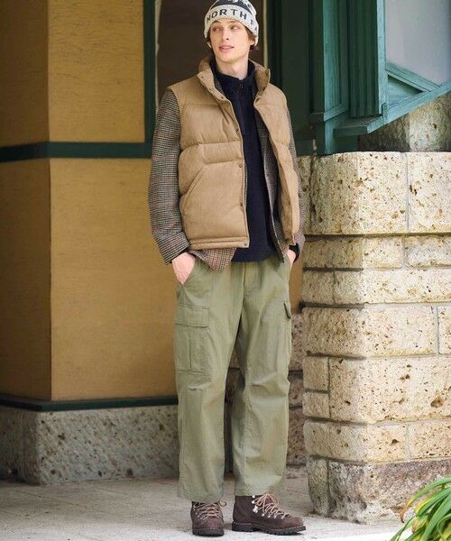 MEN'S BIGI / メンズビギ ダウンジャケット・ベスト | フェイクスウェード 中綿ベスト | 詳細7