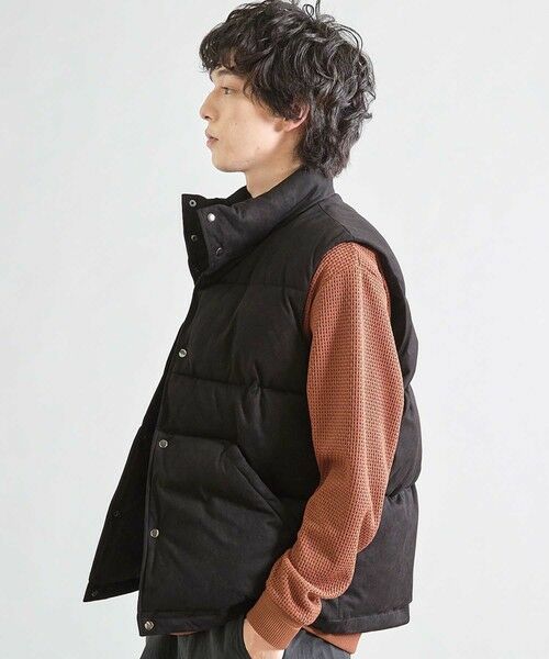 MEN'S BIGI / メンズビギ ダウンジャケット・ベスト | フェイクスウェード 中綿ベスト | 詳細11