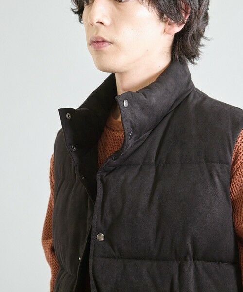 MEN'S BIGI / メンズビギ ダウンジャケット・ベスト | フェイクスウェード 中綿ベスト | 詳細13