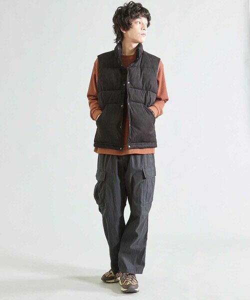 MEN'S BIGI / メンズビギ ダウンジャケット・ベスト | フェイクスウェード 中綿ベスト | 詳細15