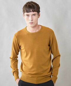 MEN'S BIGI / メンズビギ ニット・セーター | 【 吸湿・発熱・保温】ウォッシャブル クルーネック ニット