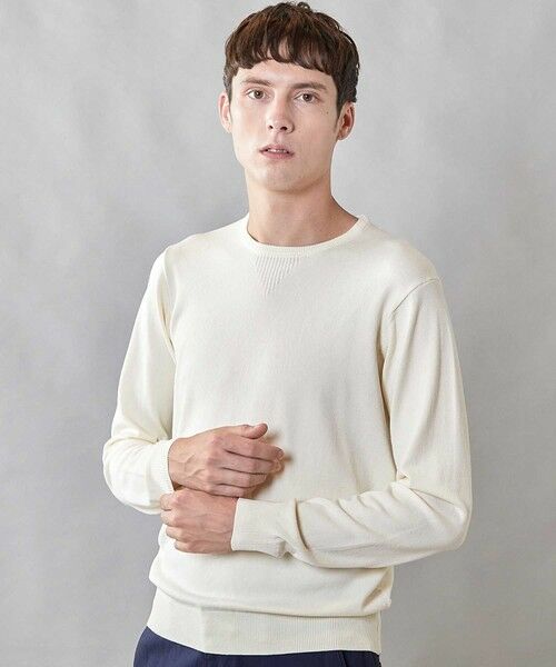 MEN'S BIGI / メンズビギ ニット・セーター | 【 吸湿・発熱・保温】ウォッシャブル クルーネック ニット | 詳細1