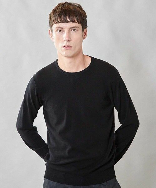 MEN'S BIGI / メンズビギ ニット・セーター | 【 吸湿・発熱・保温】ウォッシャブル クルーネック ニット | 詳細6