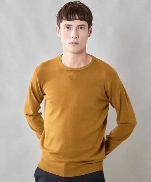 MEN'S BIGI / メンズビギ ニット・セーター | 【 吸湿・発熱・保温】ウォッシャブル クルーネック ニット | 詳細11
