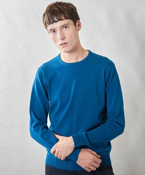 MEN'S BIGI / メンズビギ ニット・セーター | 【 吸湿・発熱・保温】ウォッシャブル クルーネック ニット | 詳細17