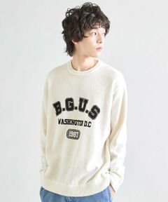 MEN'S BIGI / メンズビギ ニット・セーター | ソフトタッチファンシーヤーン杢ニット