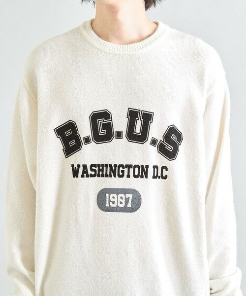 MEN'S BIGI / メンズビギ ニット・セーター | ソフトタッチファンシーヤーン杢ニット | 詳細3