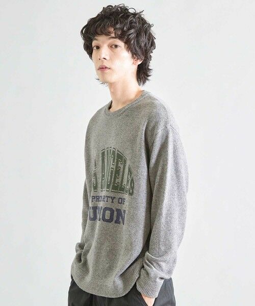 MEN'S BIGI / メンズビギ ニット・セーター | ソフトタッチファンシーヤーン杢ニット | 詳細6