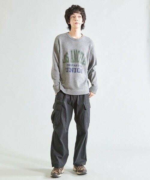 MEN'S BIGI / メンズビギ ニット・セーター | ソフトタッチファンシーヤーン杢ニット | 詳細9