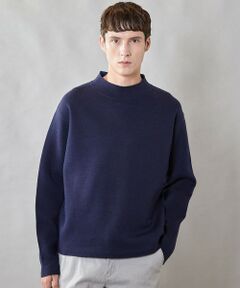 MEN'S BIGI / メンズビギ ニット・セーター | 【ウォッシャブル素材】モックネック Wフェイスリバーシブルニット