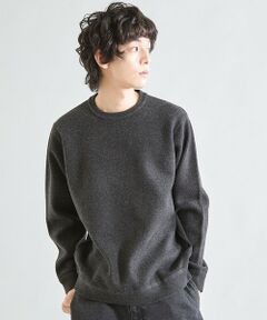 MEN'S BIGI / メンズビギ ニット・セーター | Wフェイス スフレヤーン ウォッシャブルニット