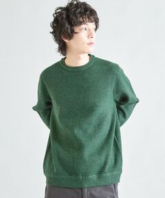MEN'S BIGI / メンズビギ ニット・セーター | Wフェイス スフレヤーン ウォッシャブルニット