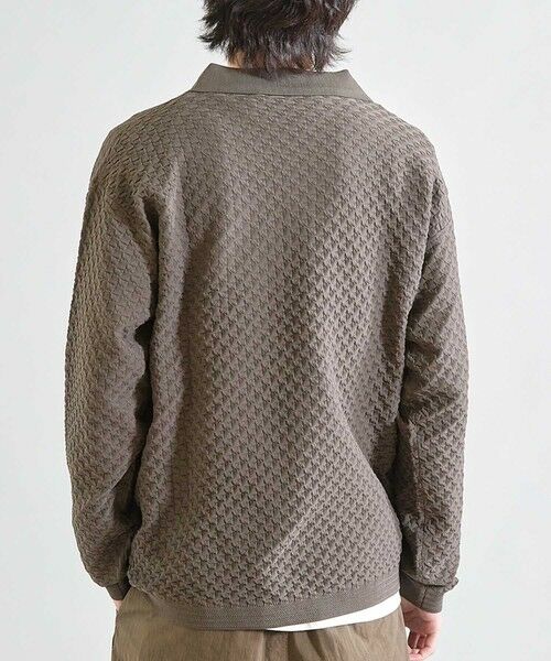 MEN'S BIGI / メンズビギ ニット・セーター | ＜WEB限定＞ハイゲージ スキッパー ウォッシャブル ポロニット | 詳細3