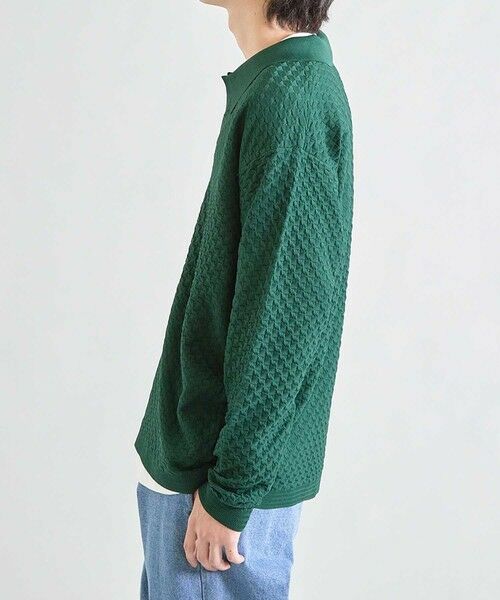 MEN'S BIGI / メンズビギ ニット・セーター | ＜WEB限定＞ハイゲージ スキッパー ウォッシャブル ポロニット | 詳細17